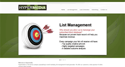 Desktop Screenshot of hypermedia-llc.com